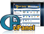 We offer cpanel and fantastico deluxe on all web hosting plans.